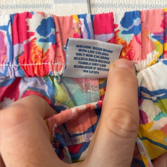 Sleep Sense | Floral Short Sleeve Button-Up Shirt and shorts | Size XL - Picture 8 of 11